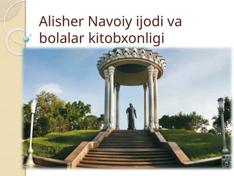Alisher Navoiy ijodiy bolar kitobxonligi