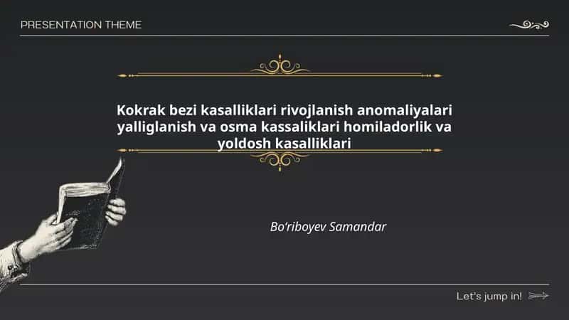 Kokrak bezi kasalliklari rivojlanish anomaliyalari yalliglanish va osma kassaliklari homiladorlik va yoldosh kasalliklari