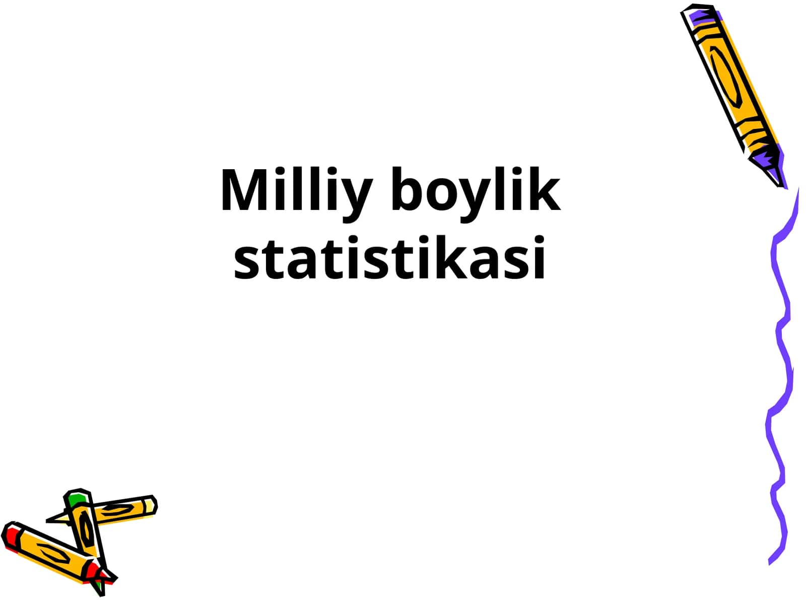 Milliy boylik statistikasi