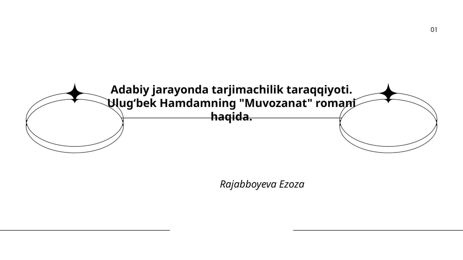 Muvozanat romanining tarjimachilik taraqqiyoti