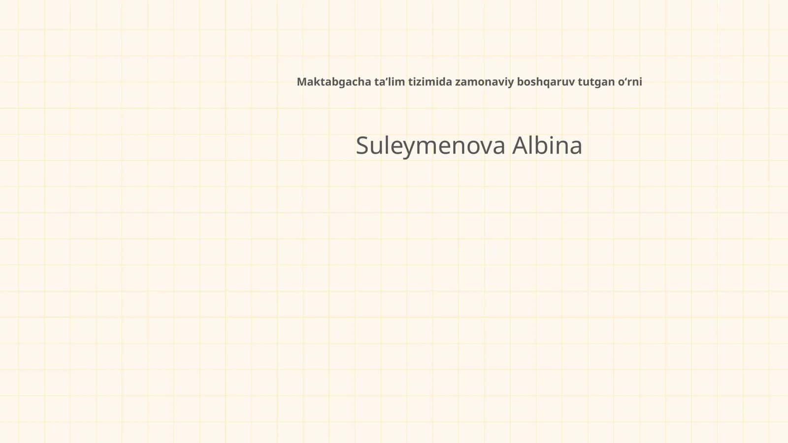 Zamonaviy boshqaruv tutgan oʻrni
