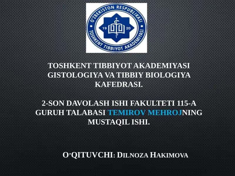 To'qimalarning fiziologik va reparativ regeneratsiyasi
