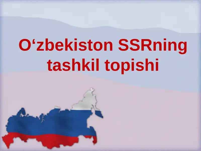 O‘zbekiston SSRning tashkili to‘g‘risida Deklaratsiya