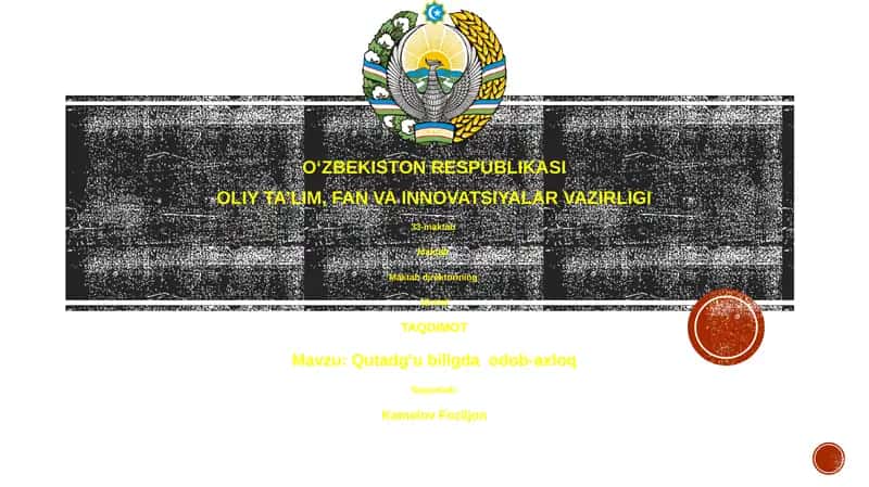 Qutadgʻu biligda odob-axloq