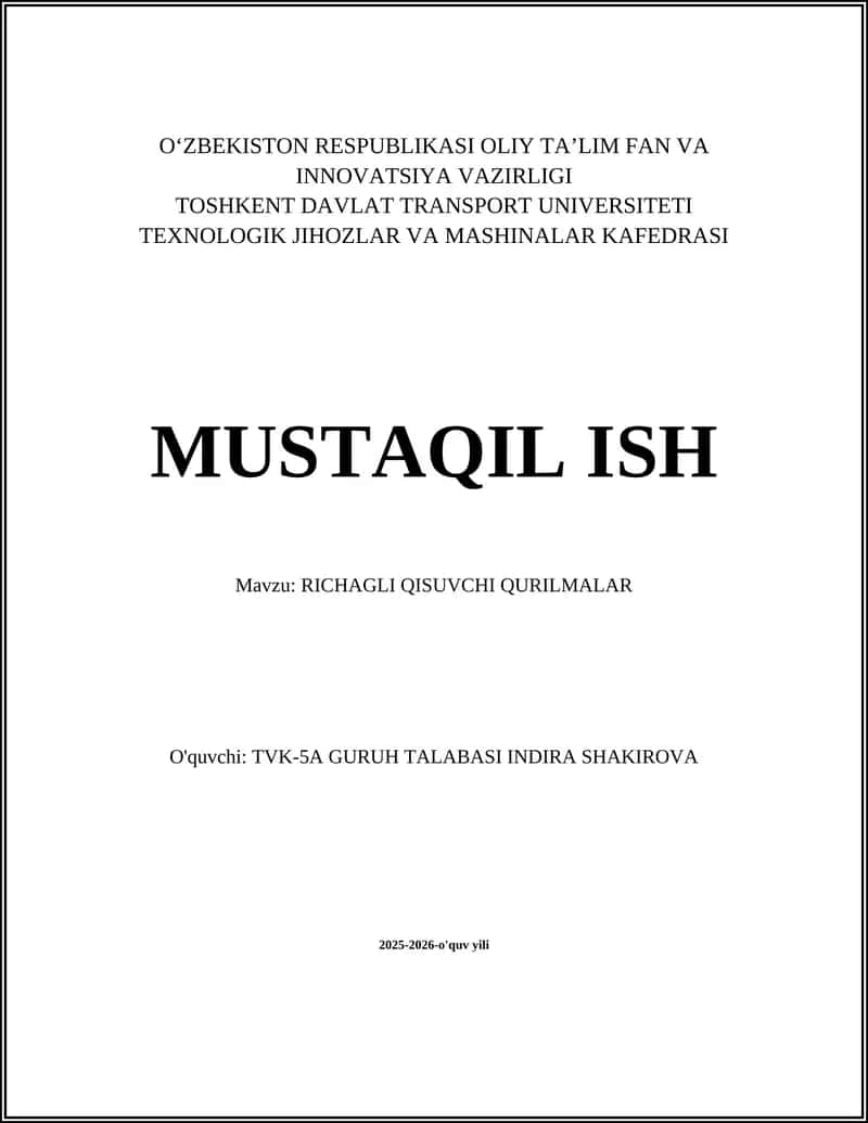 Richagli qisuvchi qurilmalar