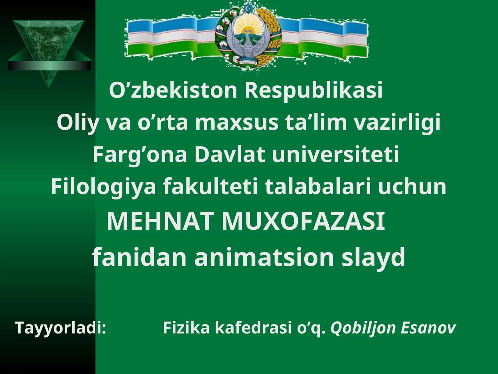 MEHNAT MUXOFAZASI