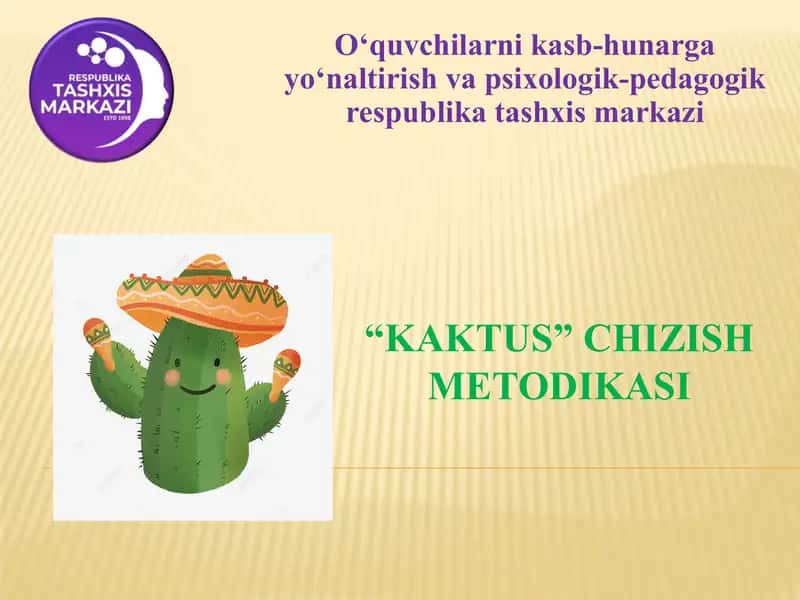 "Kaktus"chizishmetodikasi