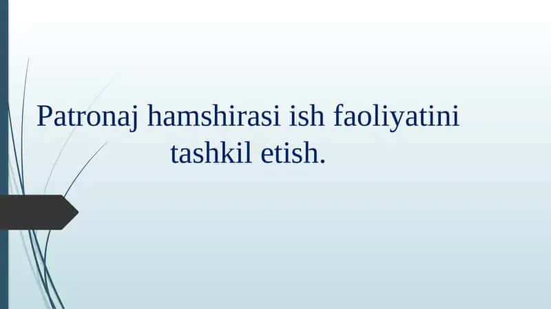 Patronaj hamshirasi
