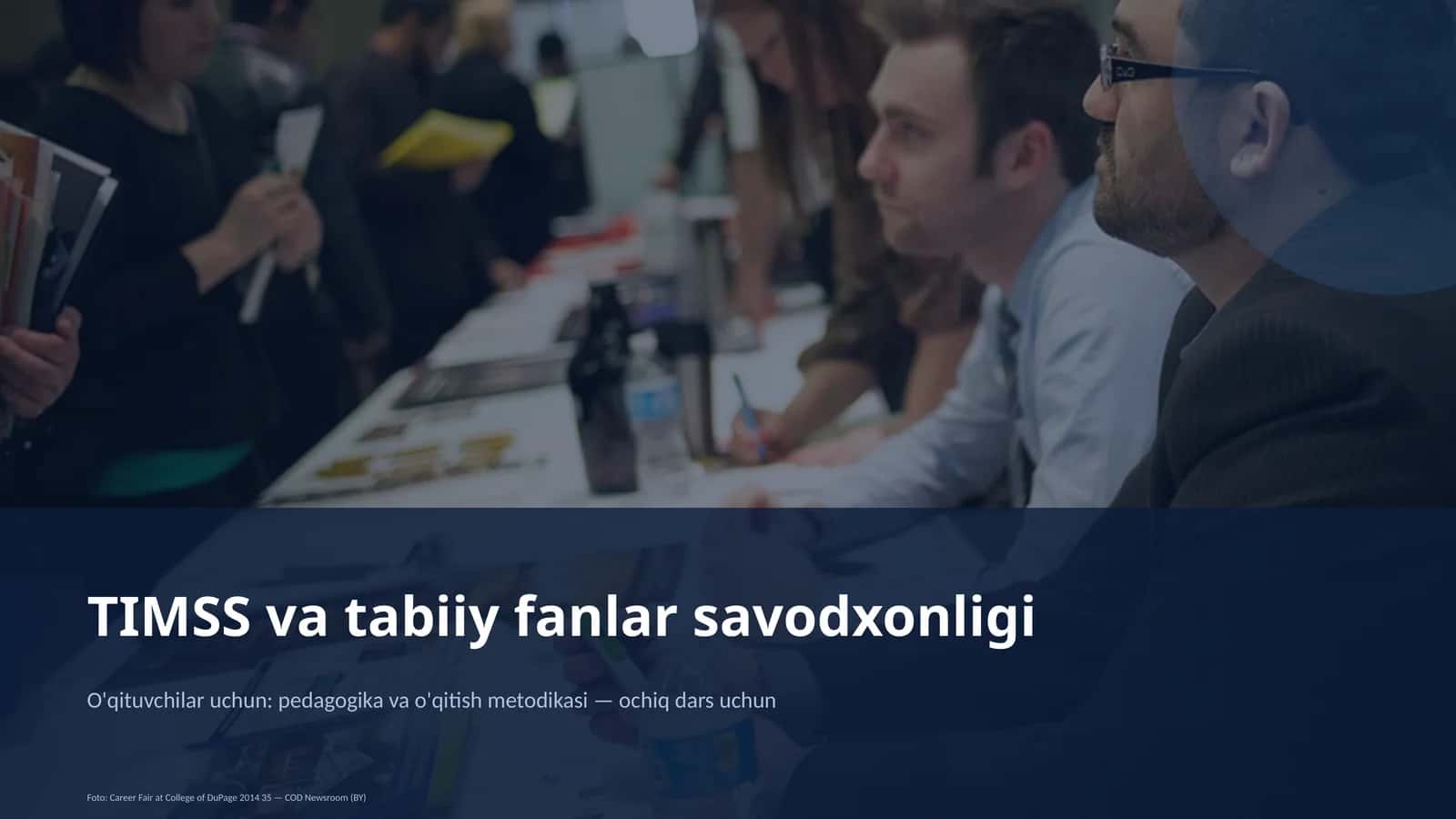 TIMSS va tabiiy fanlar savodxonligi