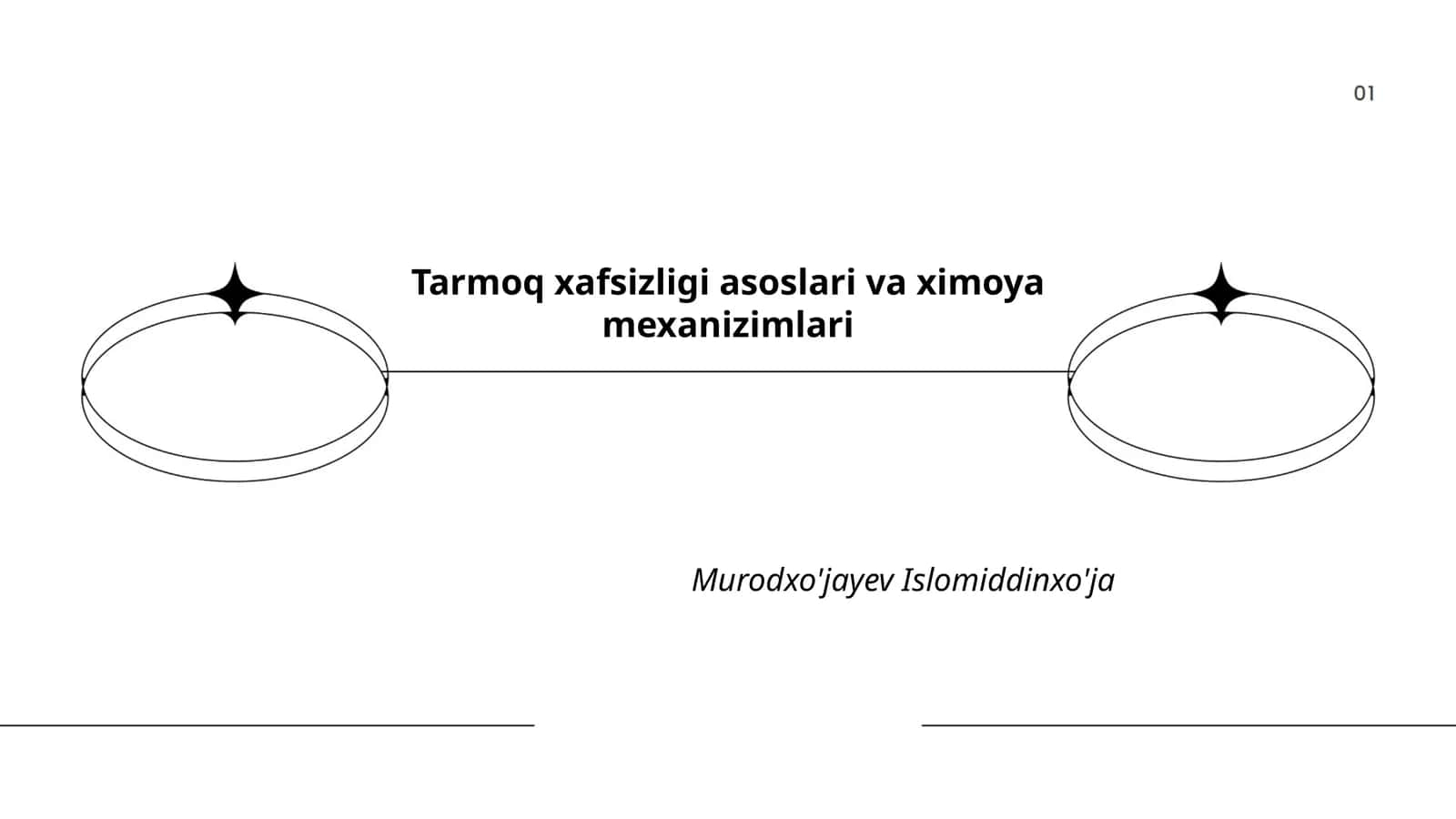 Tarmoq xafsizligi asoslari va ximoya mexanizimlari