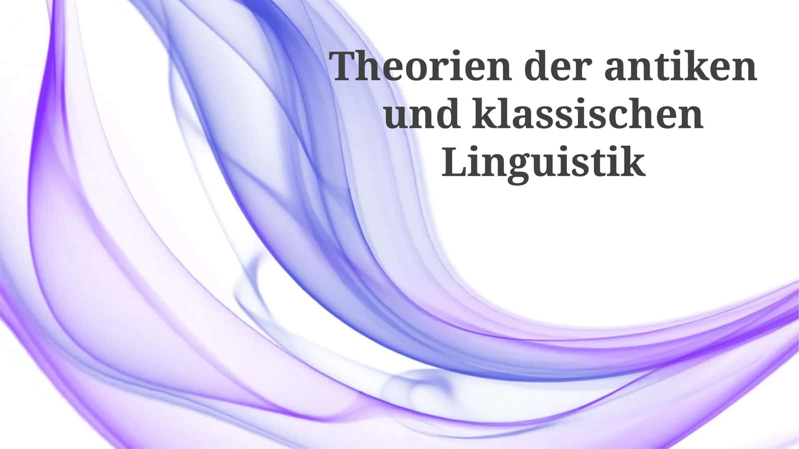Römische Linguistik: Varro und Priscian