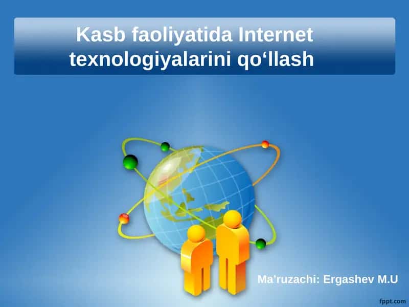 Internet texnologiyalarini qoʻllash