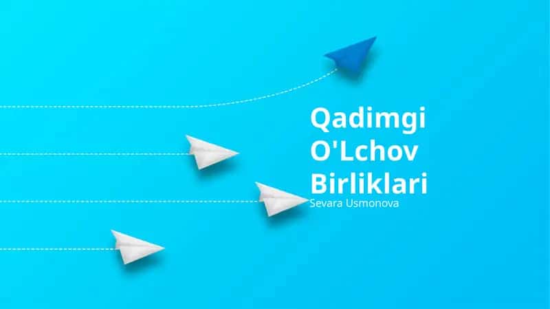 Qadimgi O'Lchov Birliklari