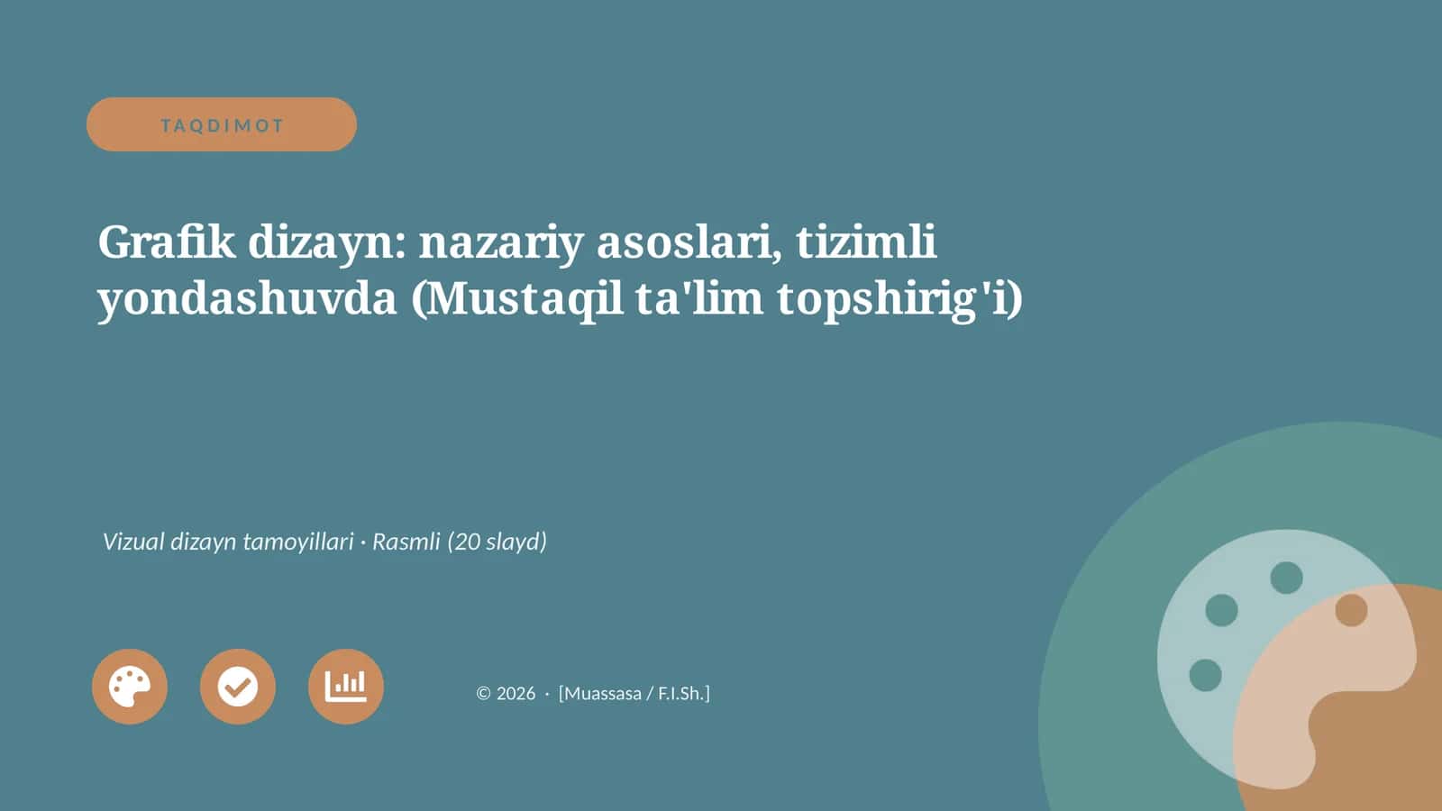 Grafik dizayn: nazariy asoslari, tizimli yondashuvda