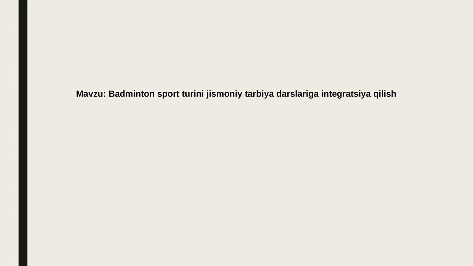 Badminton: Ta'rifi va afzalliklari