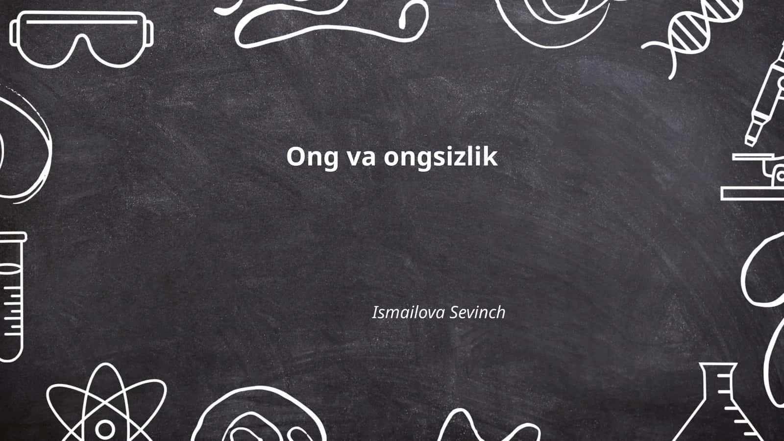 Ong va ongsizlik