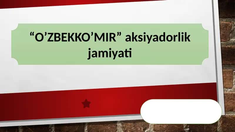 "O’zbekko’mir" aksiyadorlik jamiyati