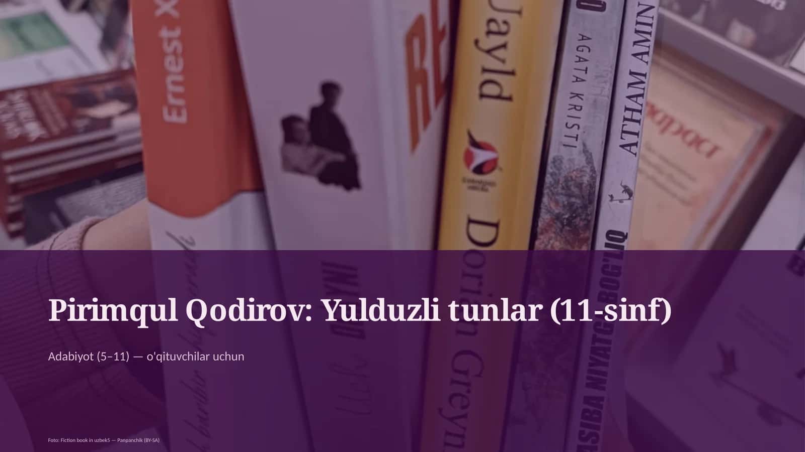Yulduzli tunlar (11-sinf)