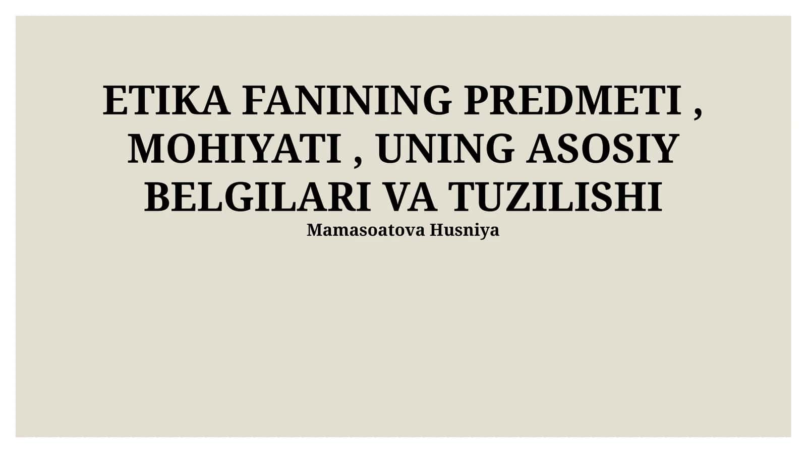 Axloq Fani