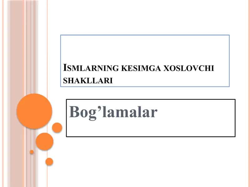 Bogʻlamalar