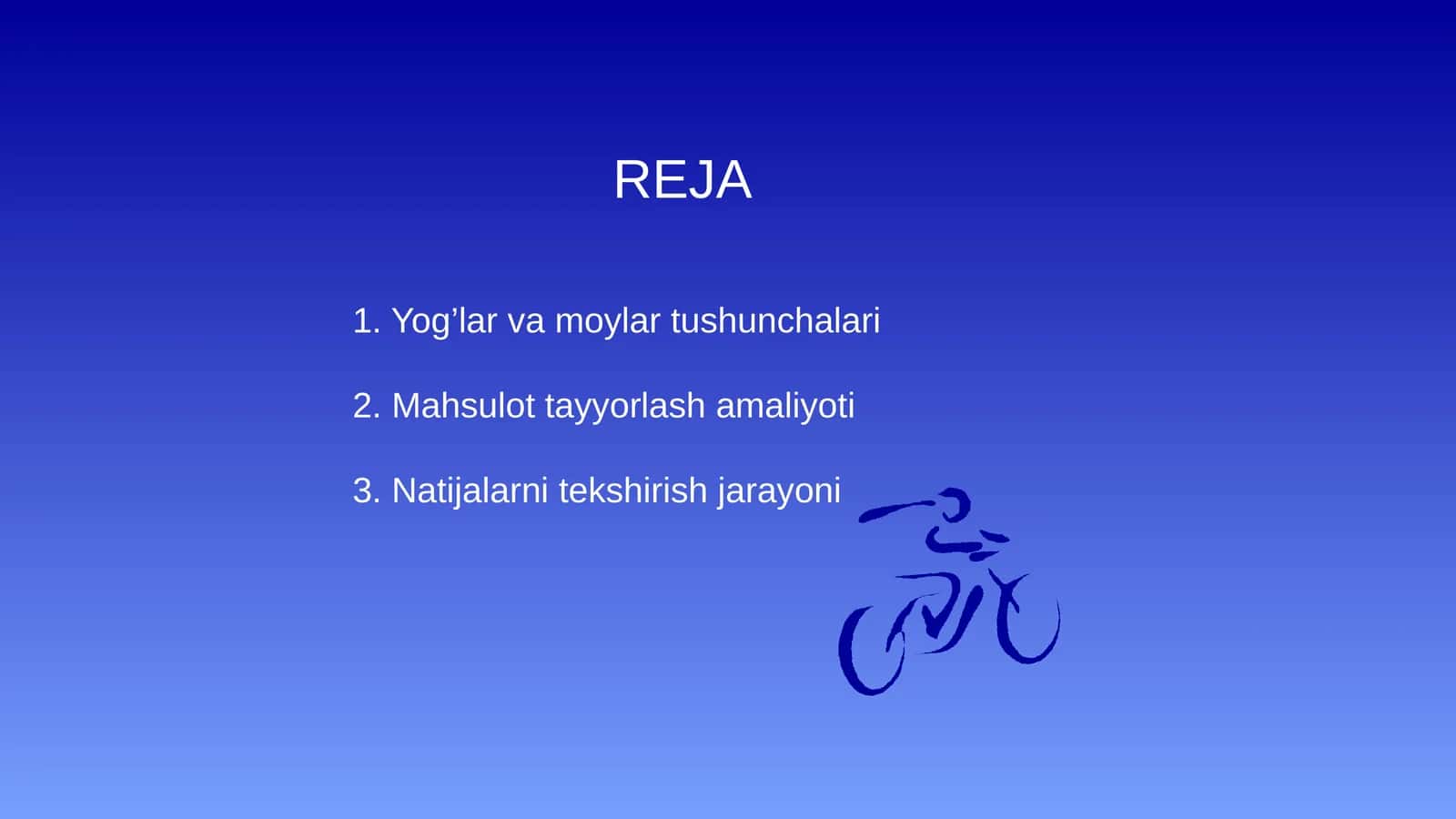 Yog‘lar va moylar tushunchalari