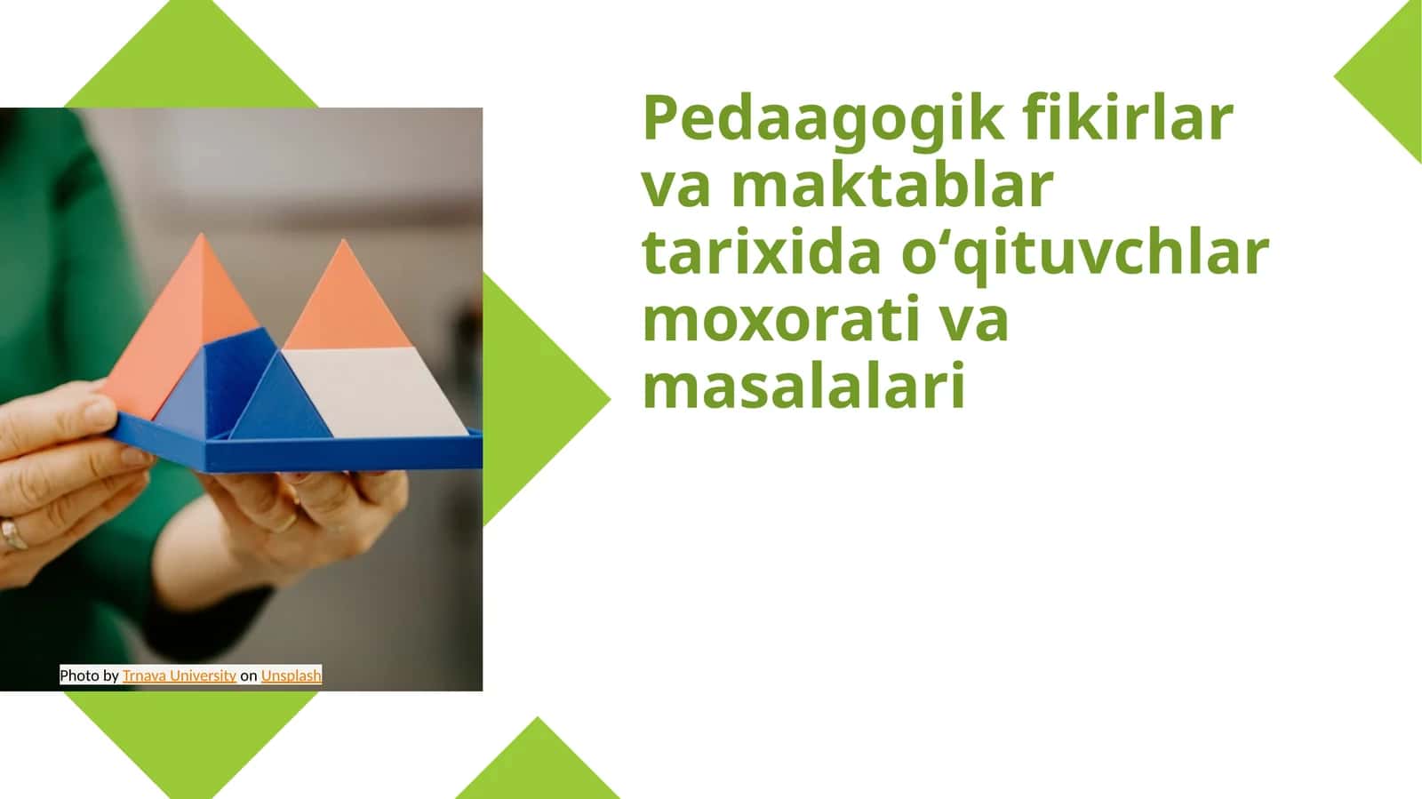 Pedaagogik fikirlar va maktablar tarixida oʻqituvchlar moxorati va masalalari