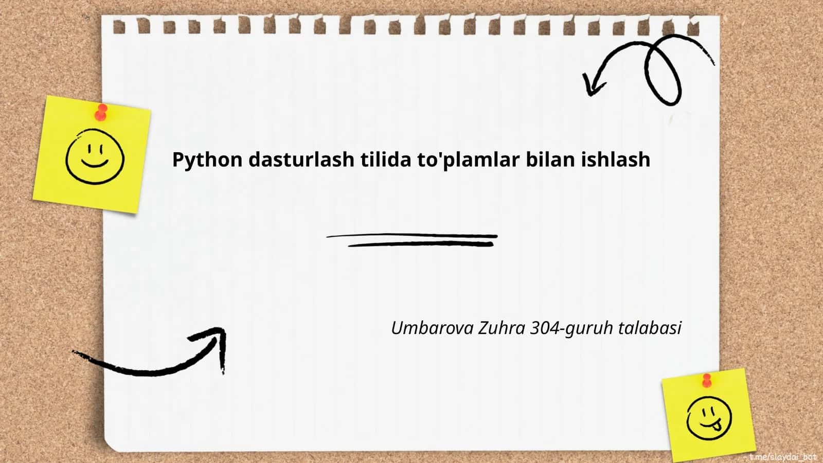 Ro'yxatlar (Lists)