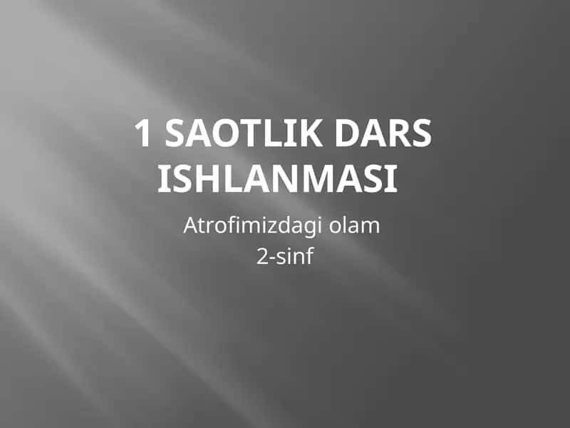 Hashorotlar olami