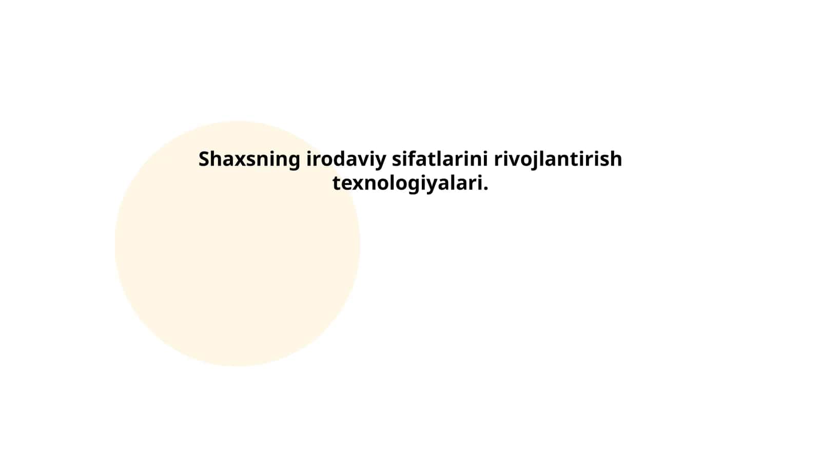 Irodaviy sifatlarni shakllantirish nazariyalari