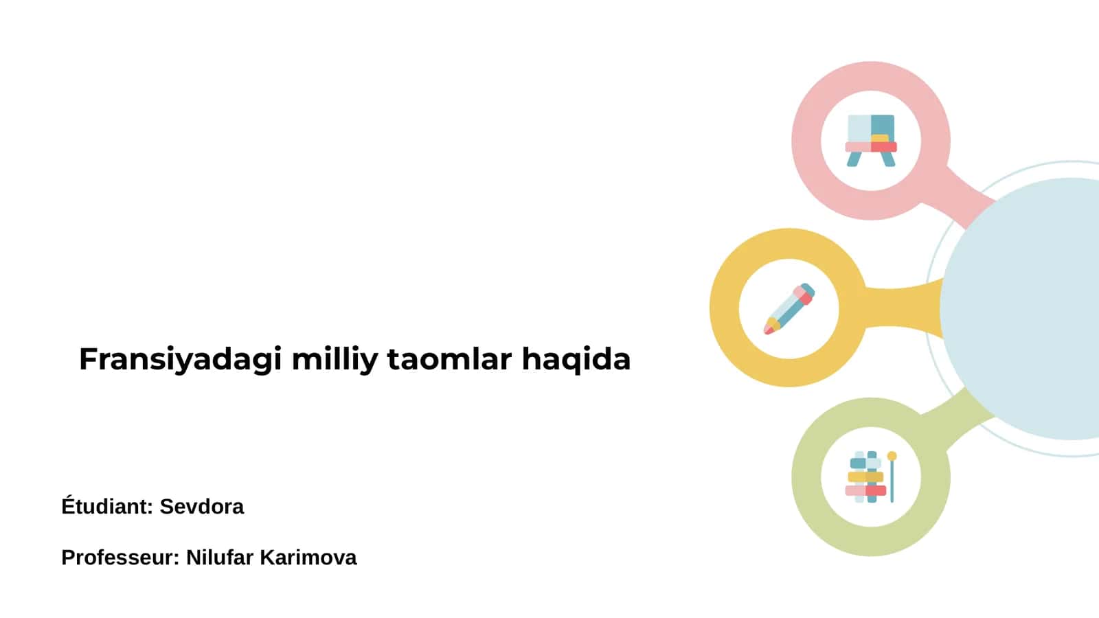 Fransiyadagi milliy taomlar haqida