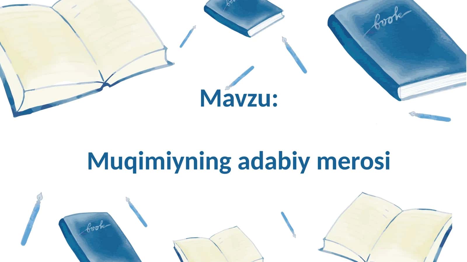 Muqimiyning adabiy merosi