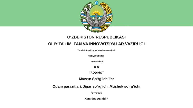 Trematodalar: Ta'rif, Morfologiya va Hayot Tsikli