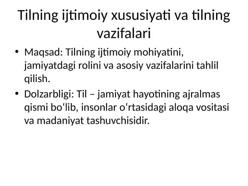 Tilning ijtimoiy