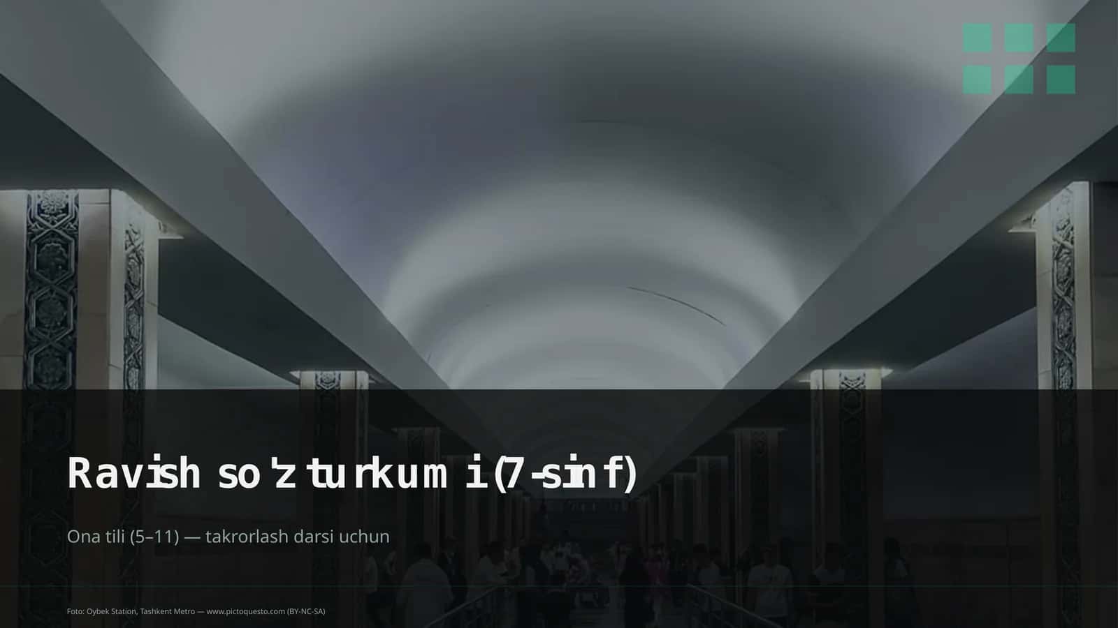 Ravish so'z turkumi (7-sinf)