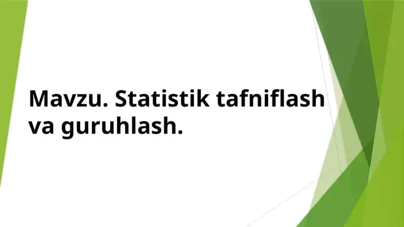 Statistiktafniflashvaguruhlash