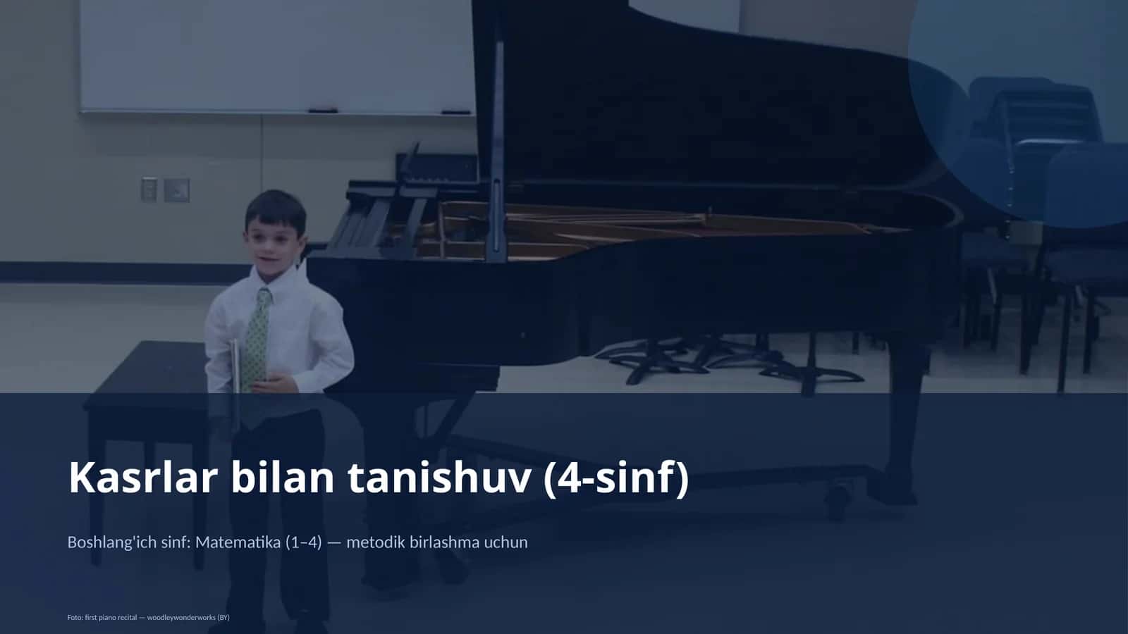 Kasrlar bilan tanishuv (4-sinf)