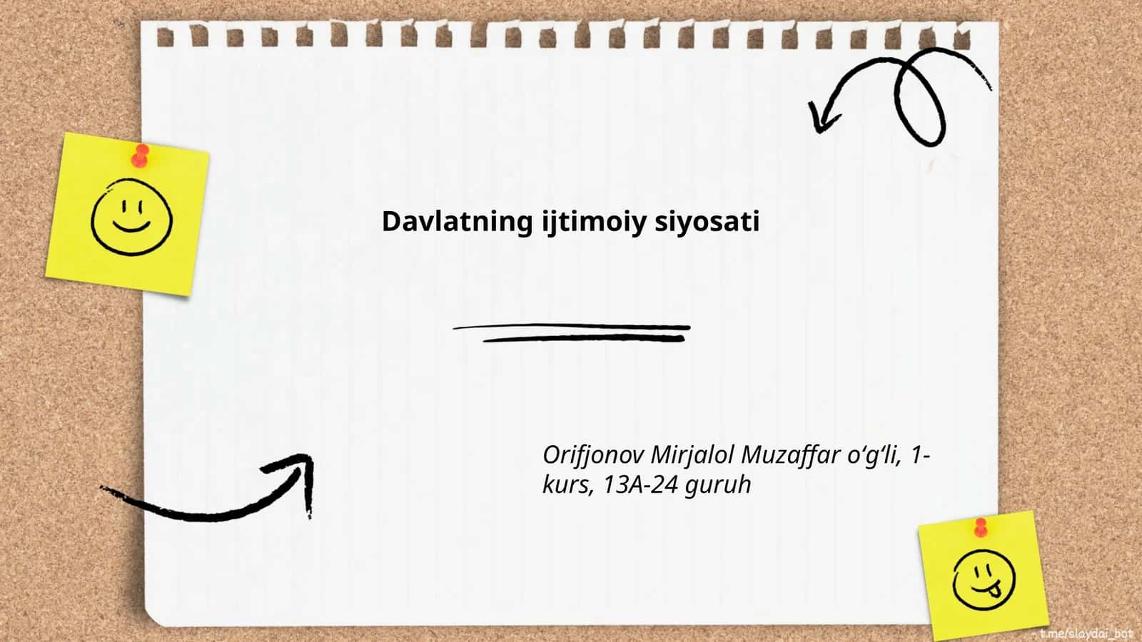 Davlatning ijtimoiy siyosati