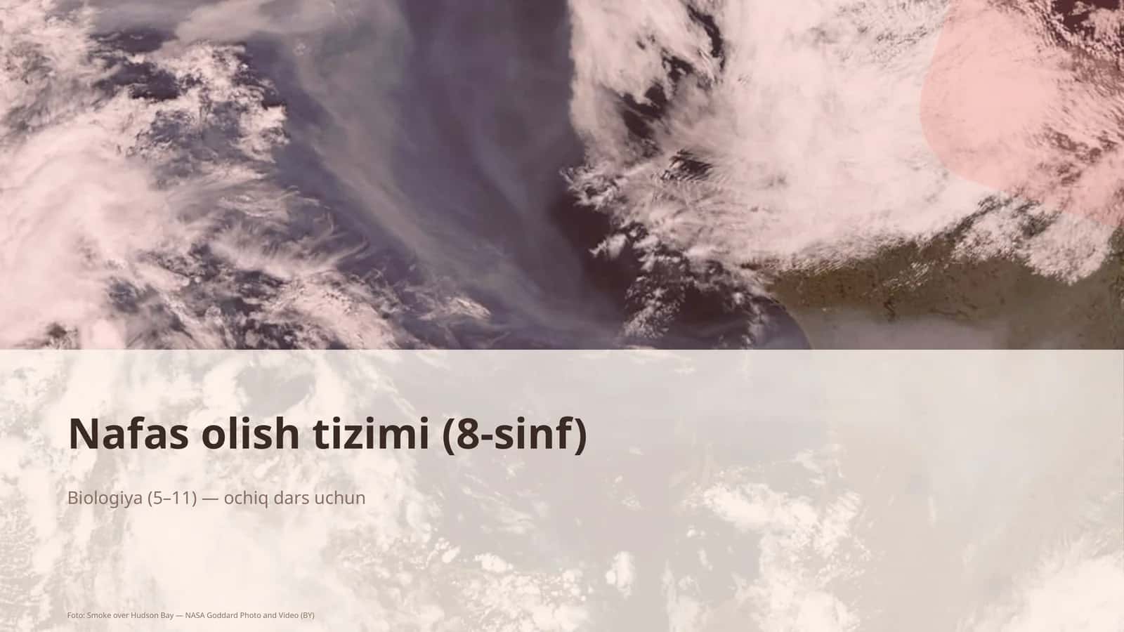 Nafas olish tizimi (8-sinf)