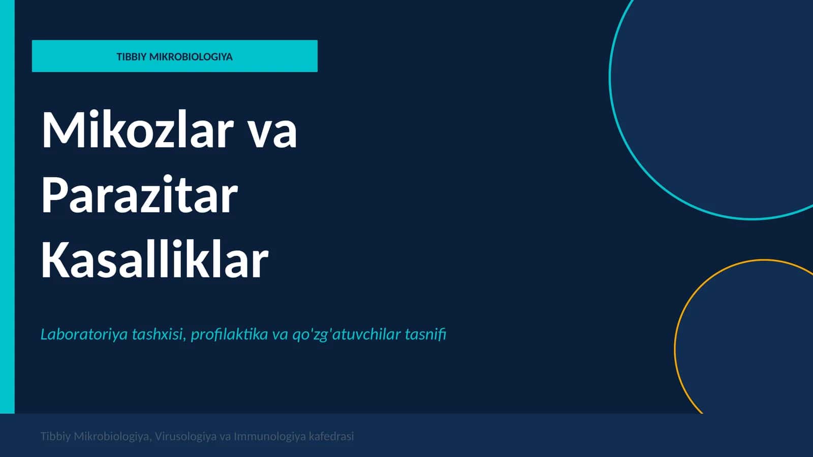 Mikoz qo'zgatuvchilari  yuza va chuqur mikoz (zamburug'li kasalliklar)