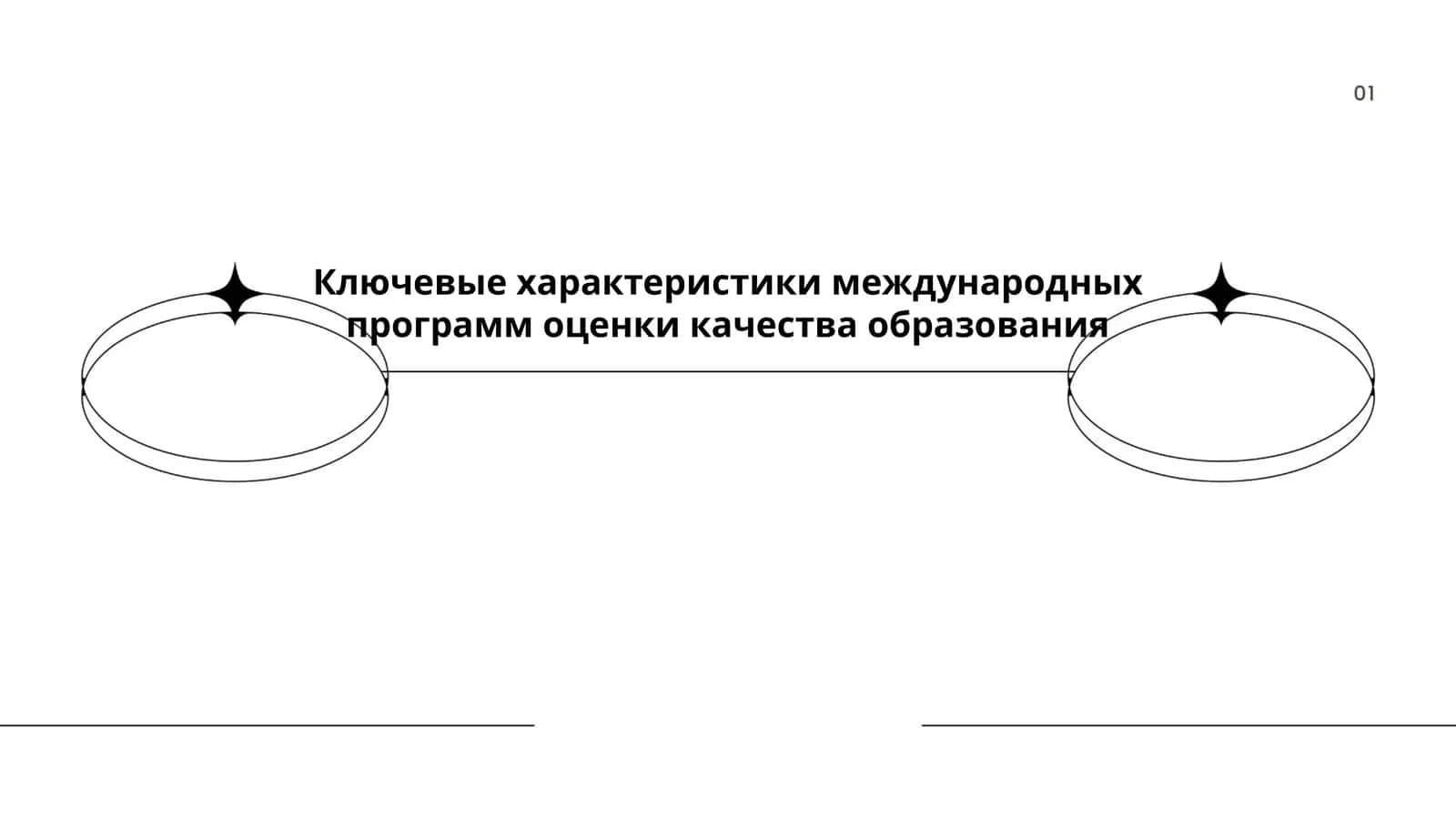 Ключевые характеристики международных программ оценки качества образования