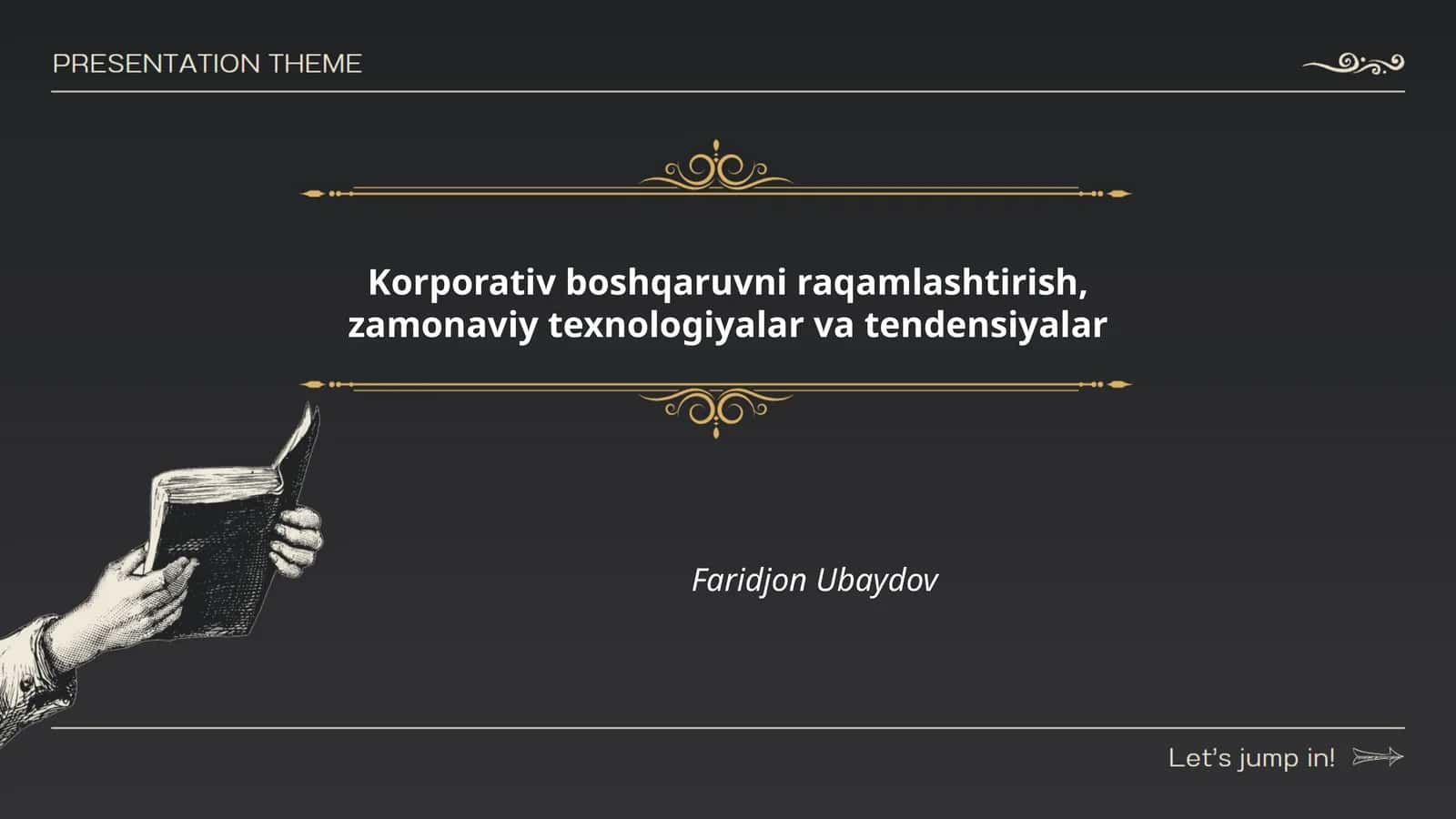 Korporativ boshqaruvni raqamlashtirish, zamonaviy texnologiyalar va tendensiyalar