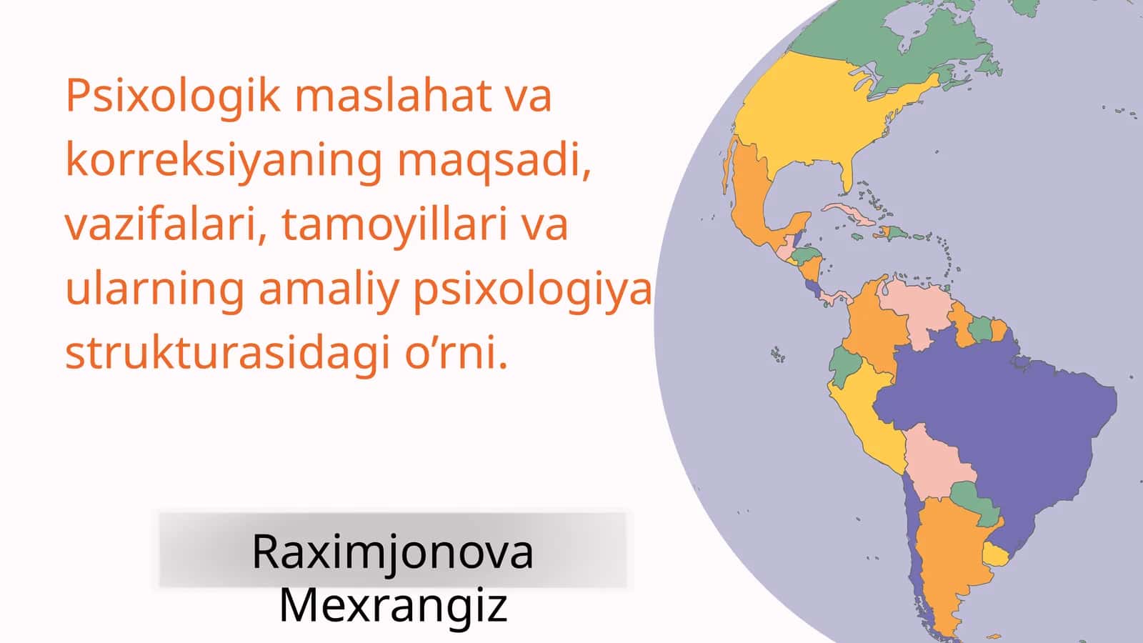 Psixologik maslahat va korreksiya