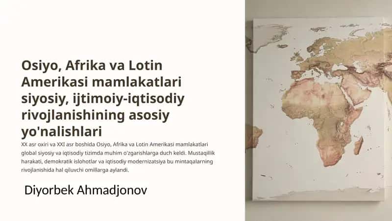 Mustaqillik va Sovuq Urush Ta'siri