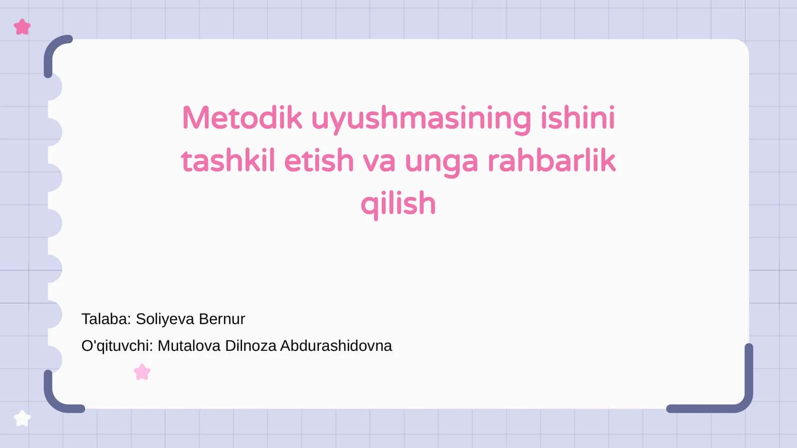 Metodik uyushmasi