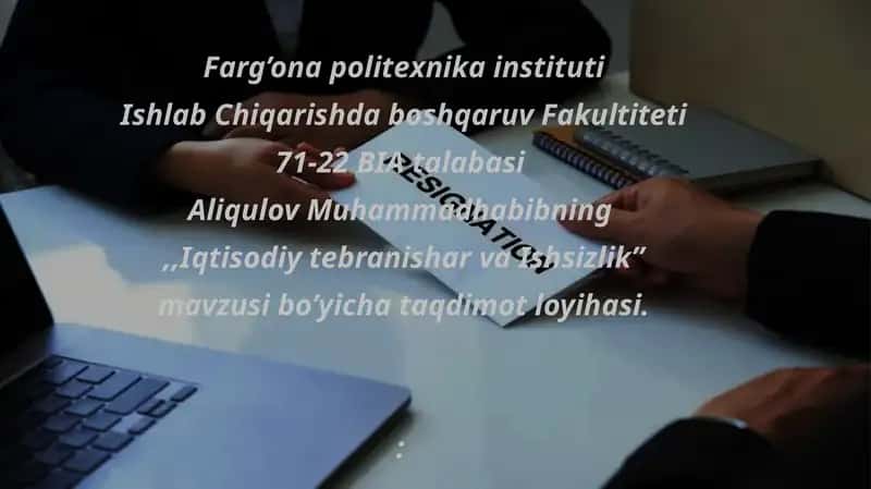Iqtisodiy tebranishlar va ishsizlik