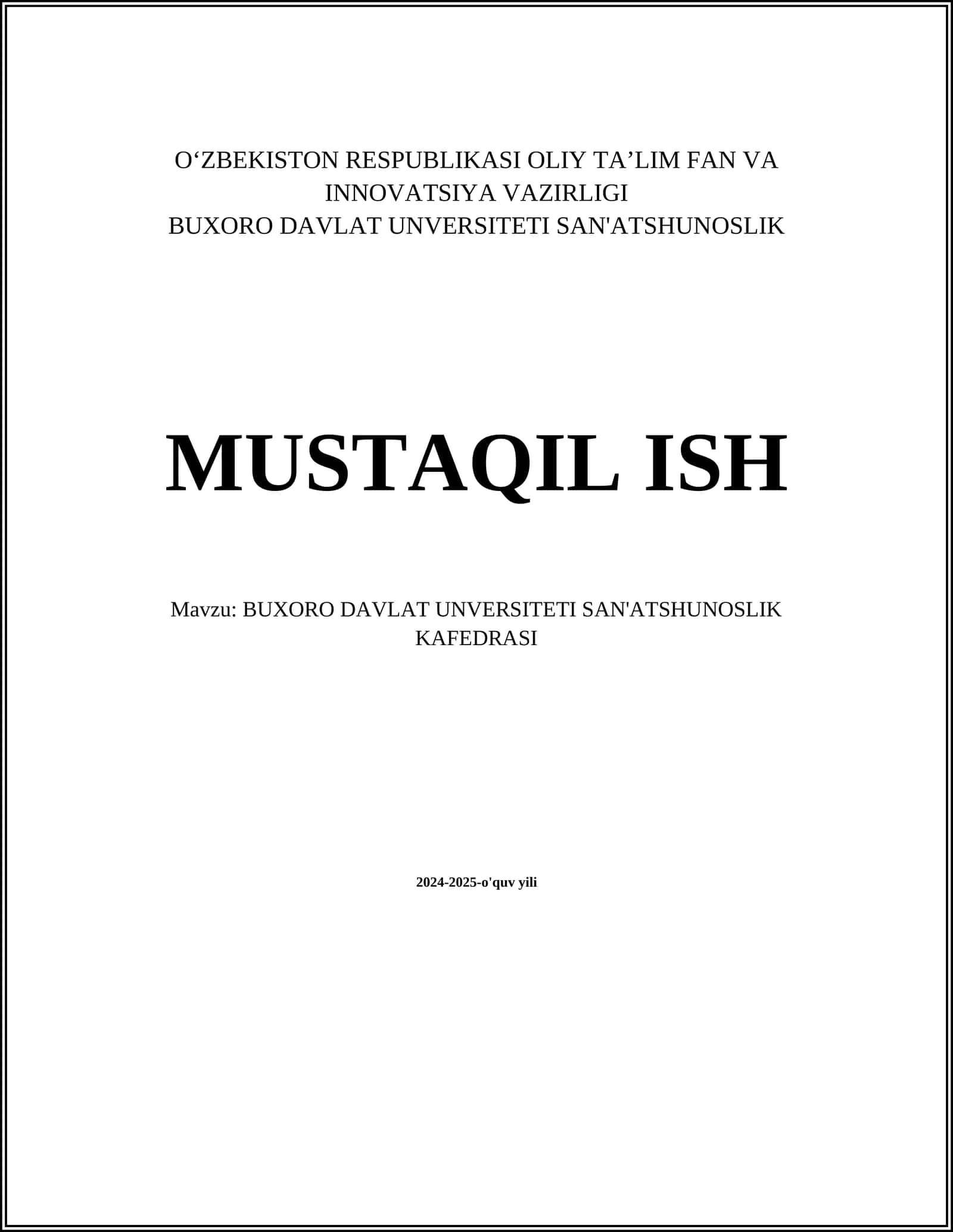 Badiiy asar tahlili