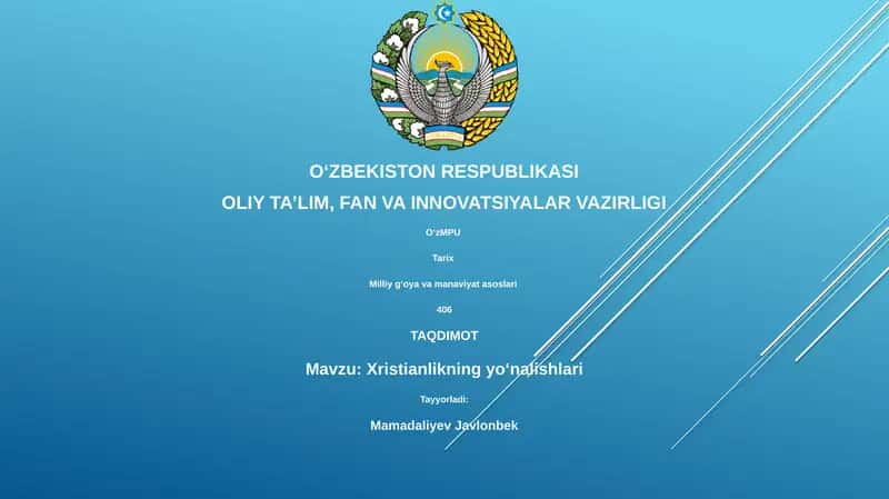 Xristianlikning yo‘nalishlari
