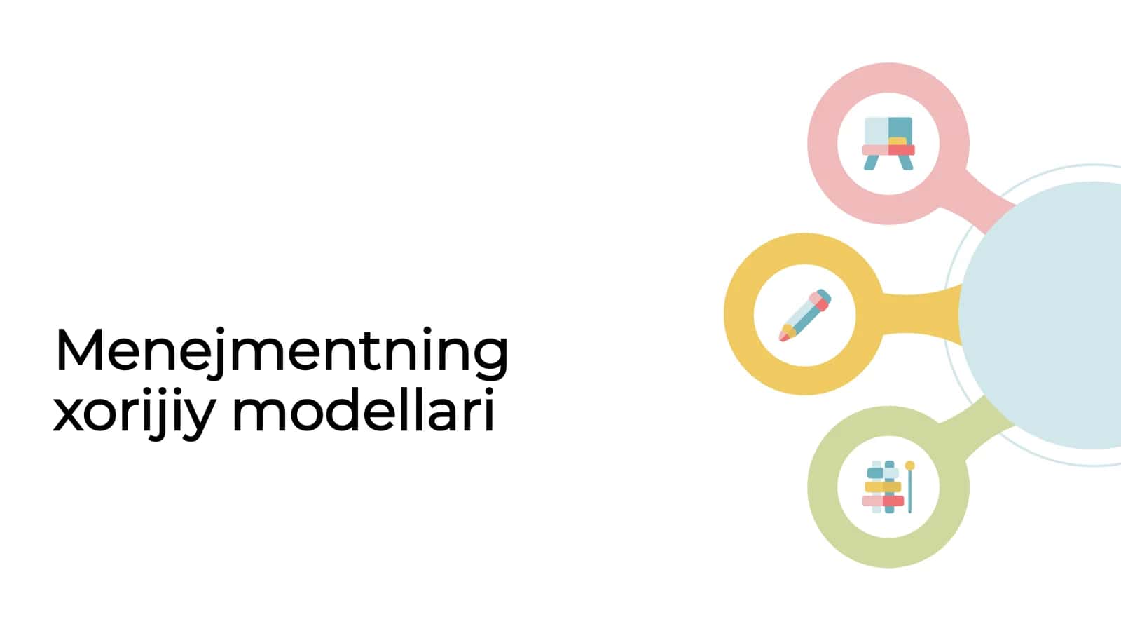 Boshqaruvning xorijiy modellari