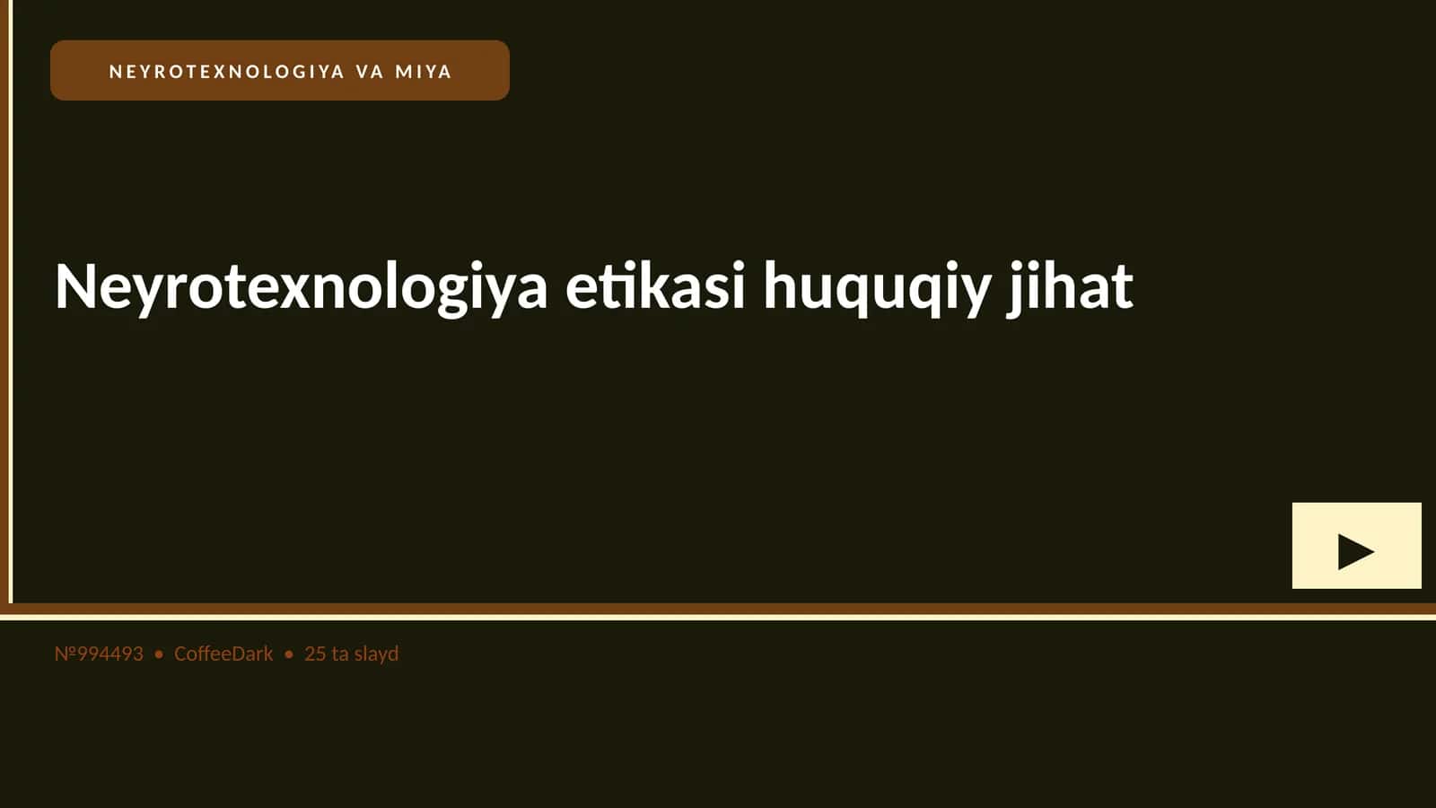 Neyrotexnologiya va Miya