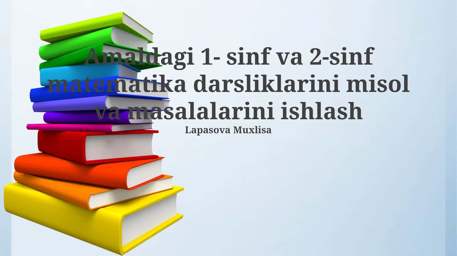 Matematika darsliklari